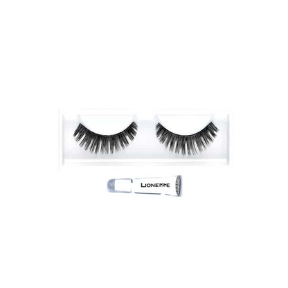 Lionesse False Eyelashes NE 718 for Volume & Definition 1 Pair by Beauty Care Bag