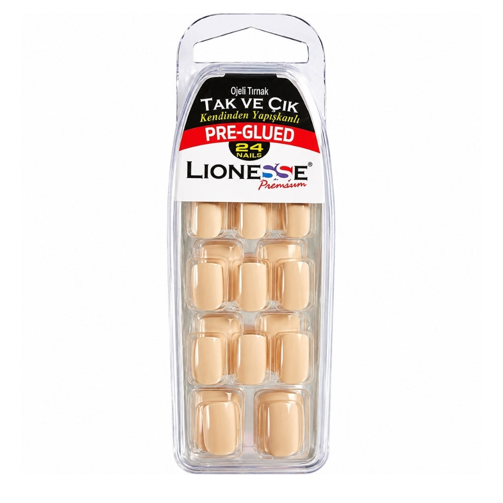 Lionesse False Nails 4406 for a Natural Manicure Look by Beauty Care Bag