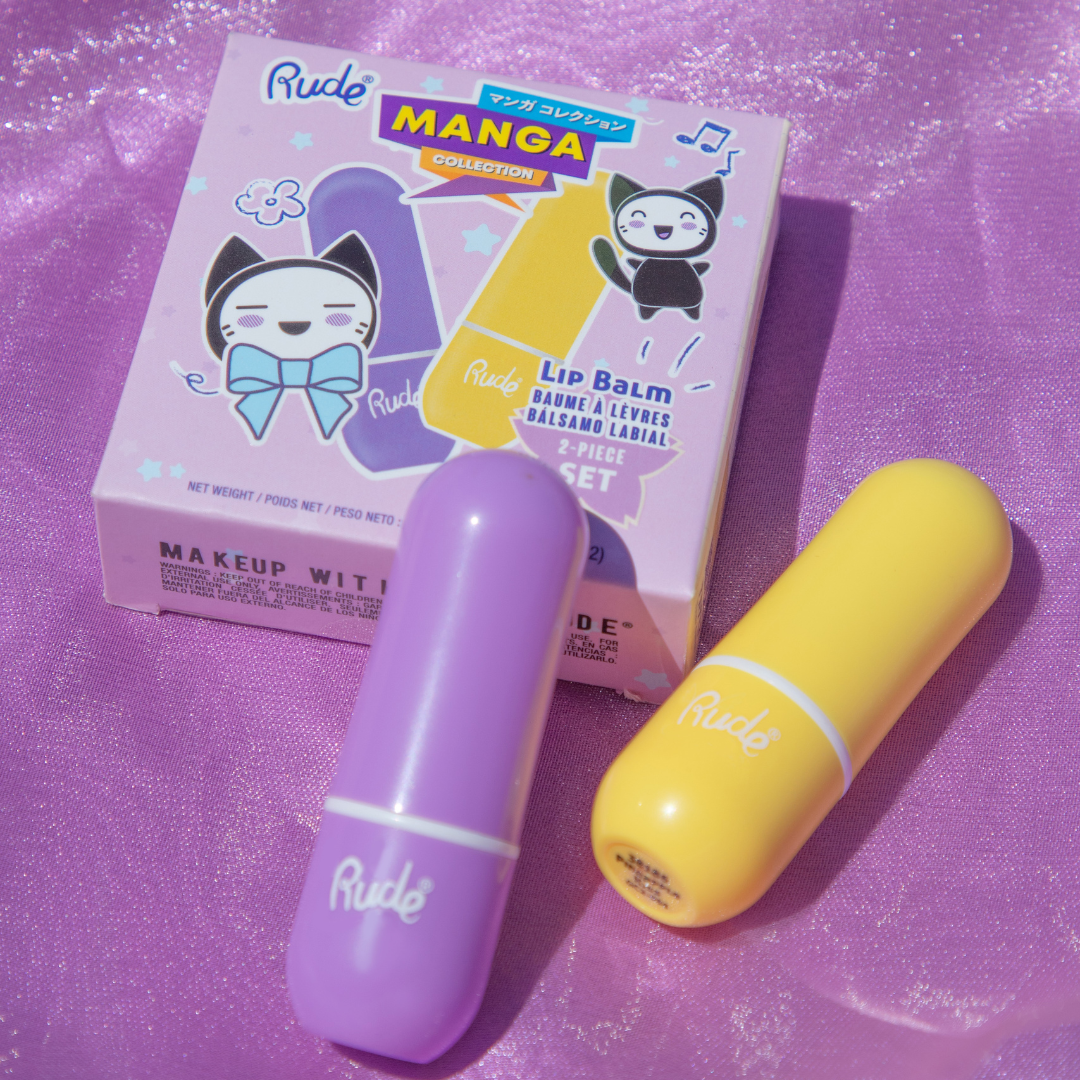 RUDE Manga Collection Lip Balm Duo by Avera Group