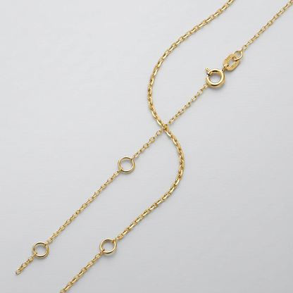 Double Extendable Piatto Chain in 14k Yellow Gold (1.2mm) by Avera Group