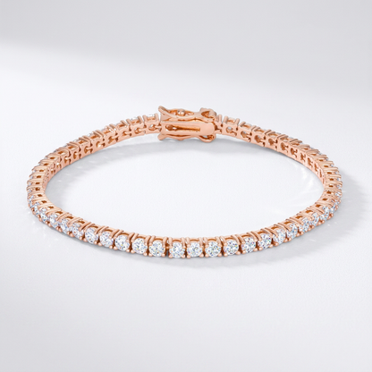 5.75 ct cubic zirconia tennis bracelet by Avera Group, additional view