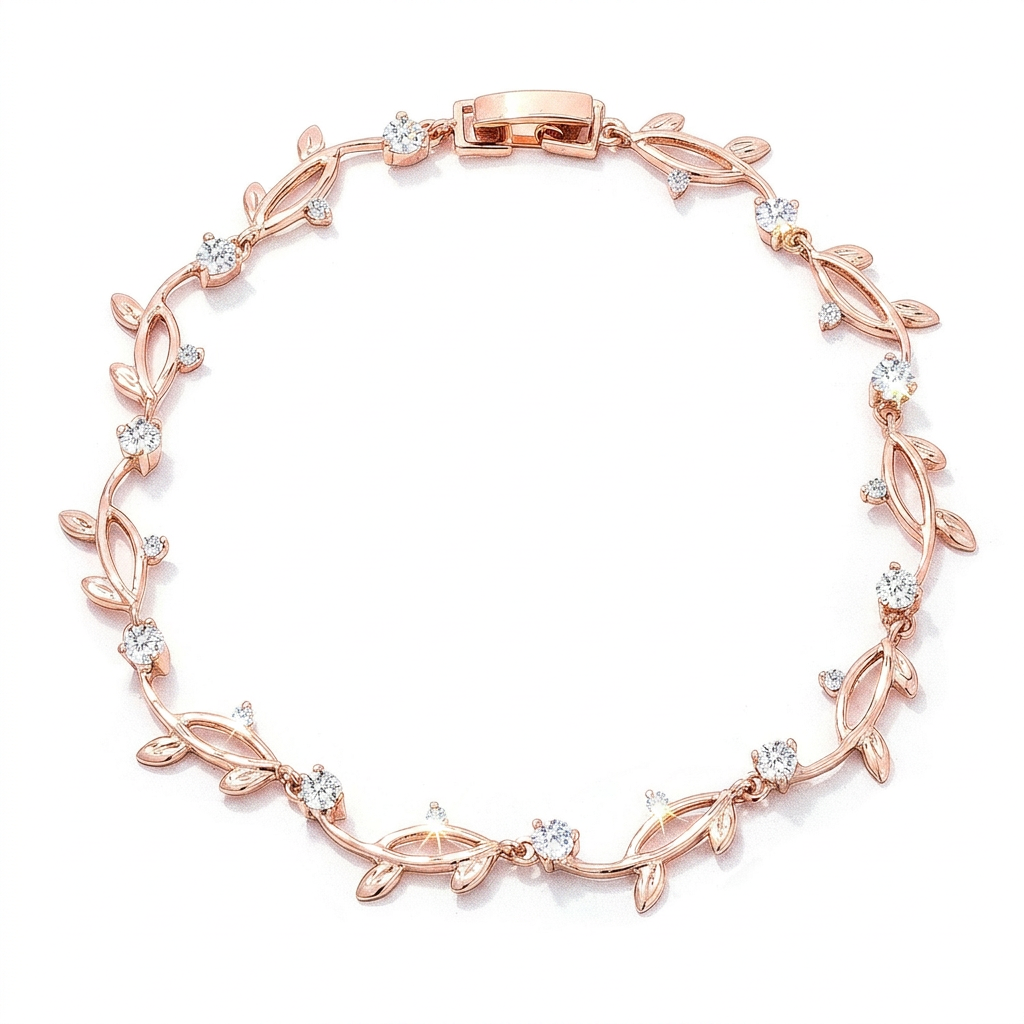 Cubic Zirconia Vine Bracelet by Avera Group