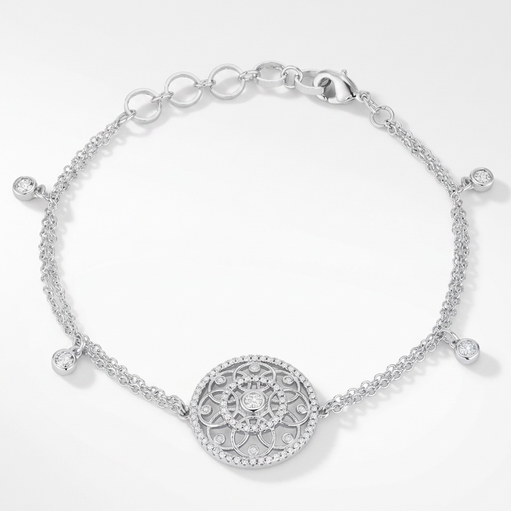 Avera Group interlocking circles bracelet, additional image 1