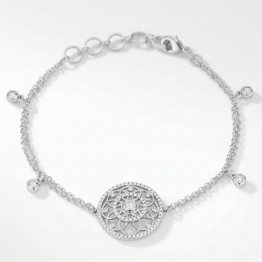 Avera Group interlocking circles bracelet, additional image 2