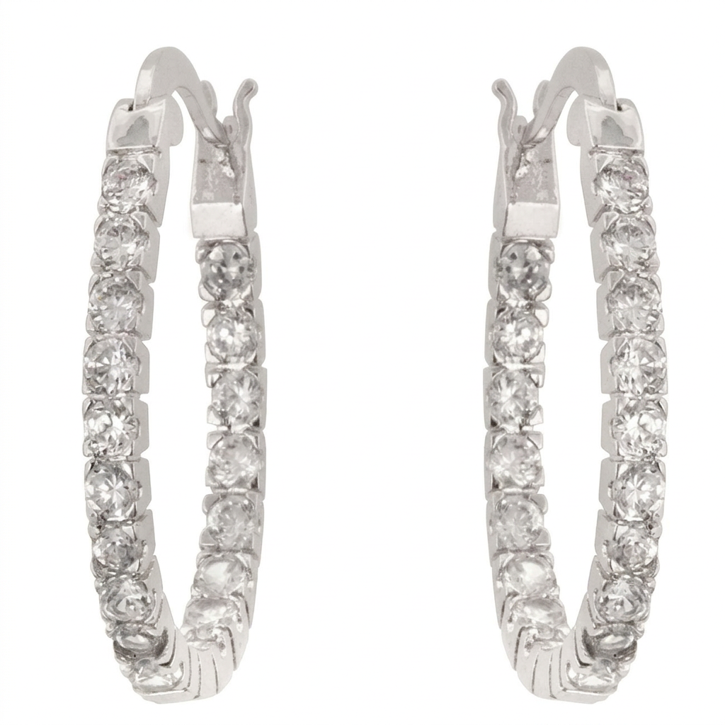 Inside-Out Hoop Earrings by Avera Group