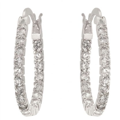 Inside-Out Hoop Earrings by Avera Group