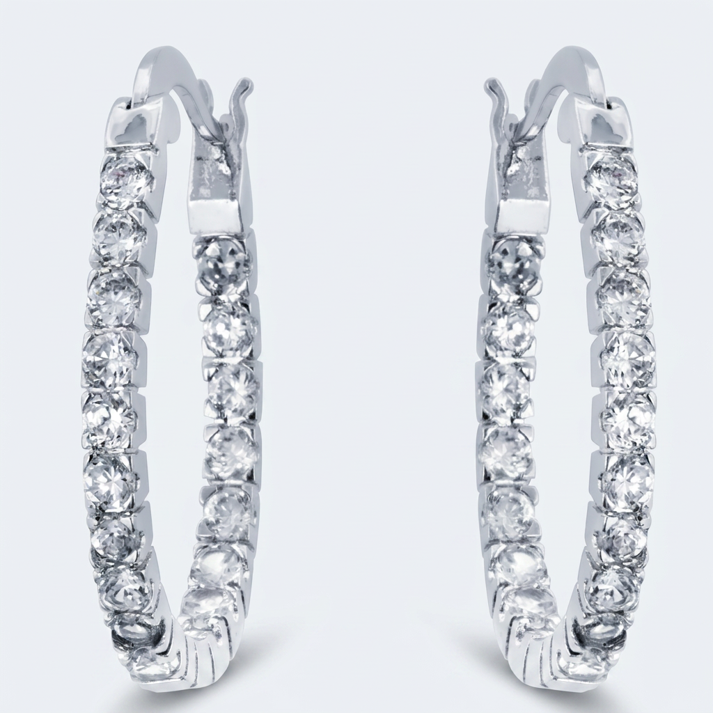 Inside-Out Hoop Earrings by Avera Group