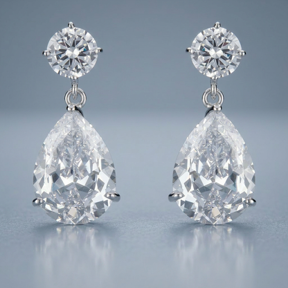 Shimmering CZ Earrings by Avera Group