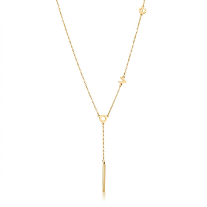 Stainless Steel LOVE Necklace by Avera Group