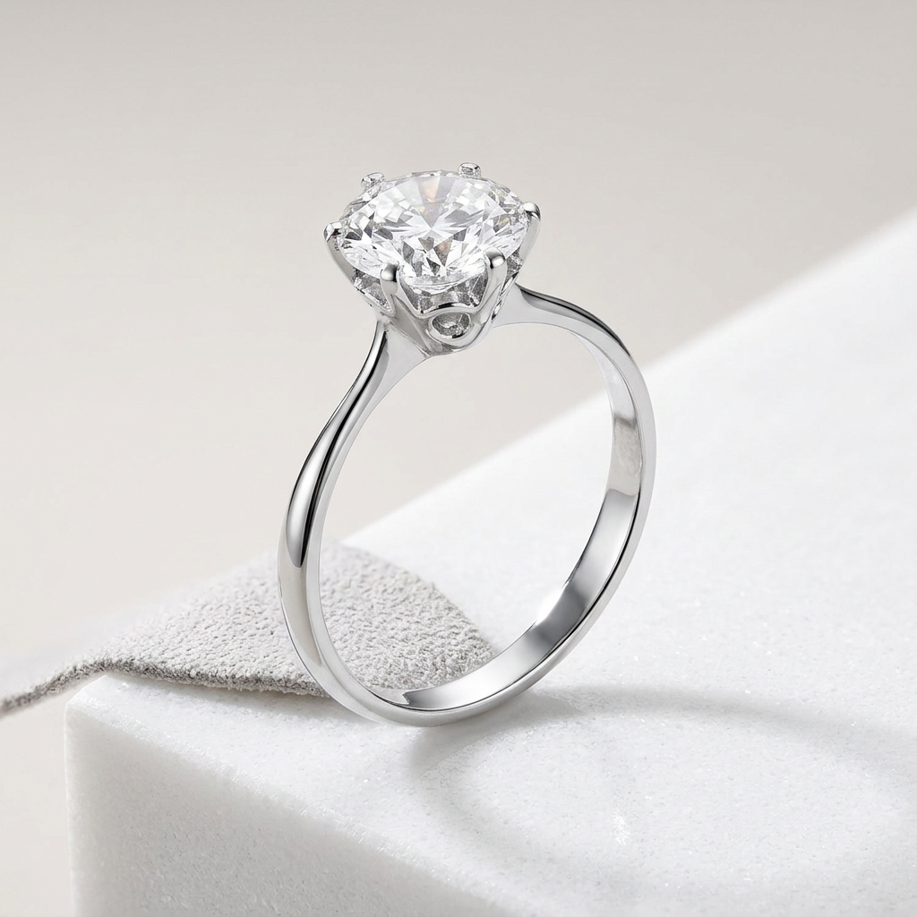 Avera 2 Carat Single Stone Cz Classic Solitaire Ring by Avera Group