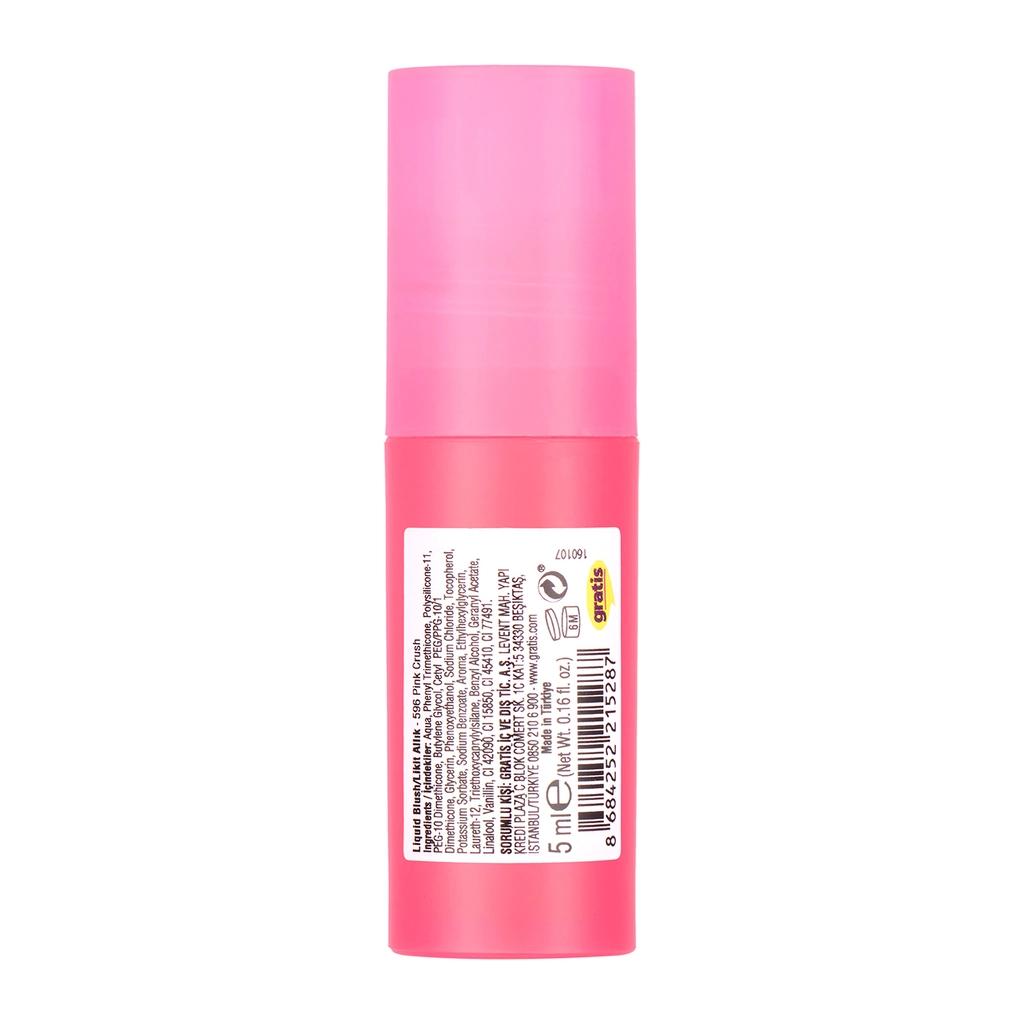 Beaulis Pure Flush Blush Pink Crush 596 Natural Glow 4.5g by Beauty Care Bag