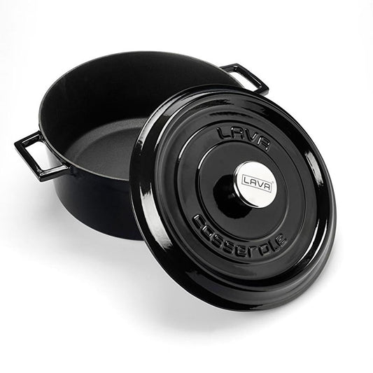 LAVA 28cm enamel-coated cast iron cooking pot