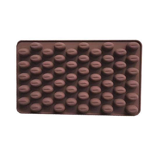 Lia Silicone Coffee Bean Chocolate Mold - Flexible, Durable, Non-Stick Chocolate Making Tool for Bakers and Chocolatiers by Beauty Care Bag