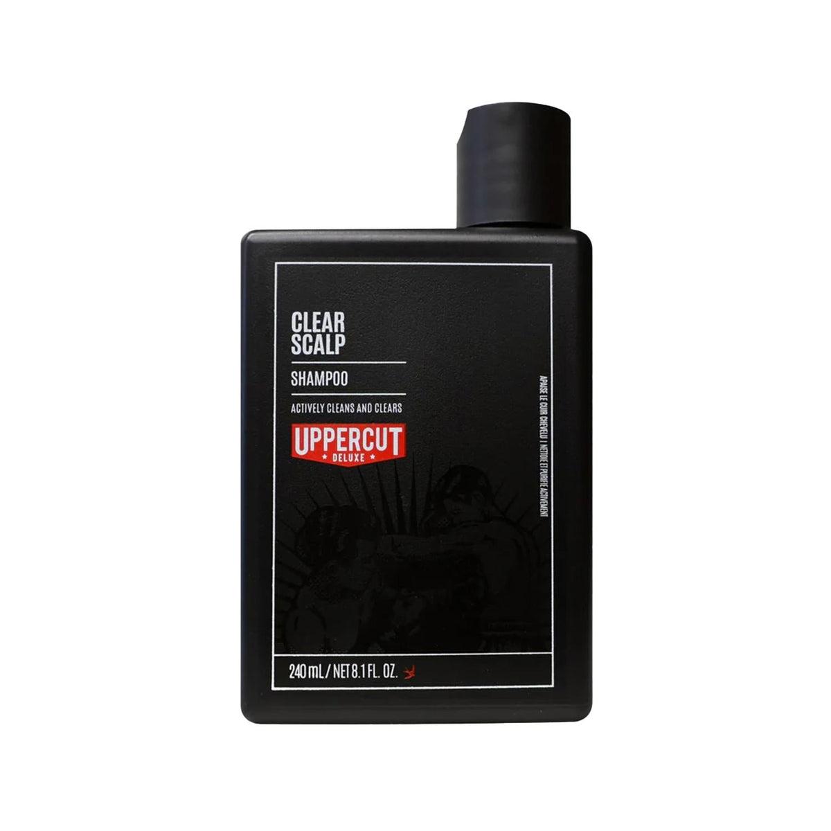 Uppercut Deluxe Clear Scalp Shampoo 240ml - Effective Scalp Cleansing for Healthier Hair by Beauty Care Bag