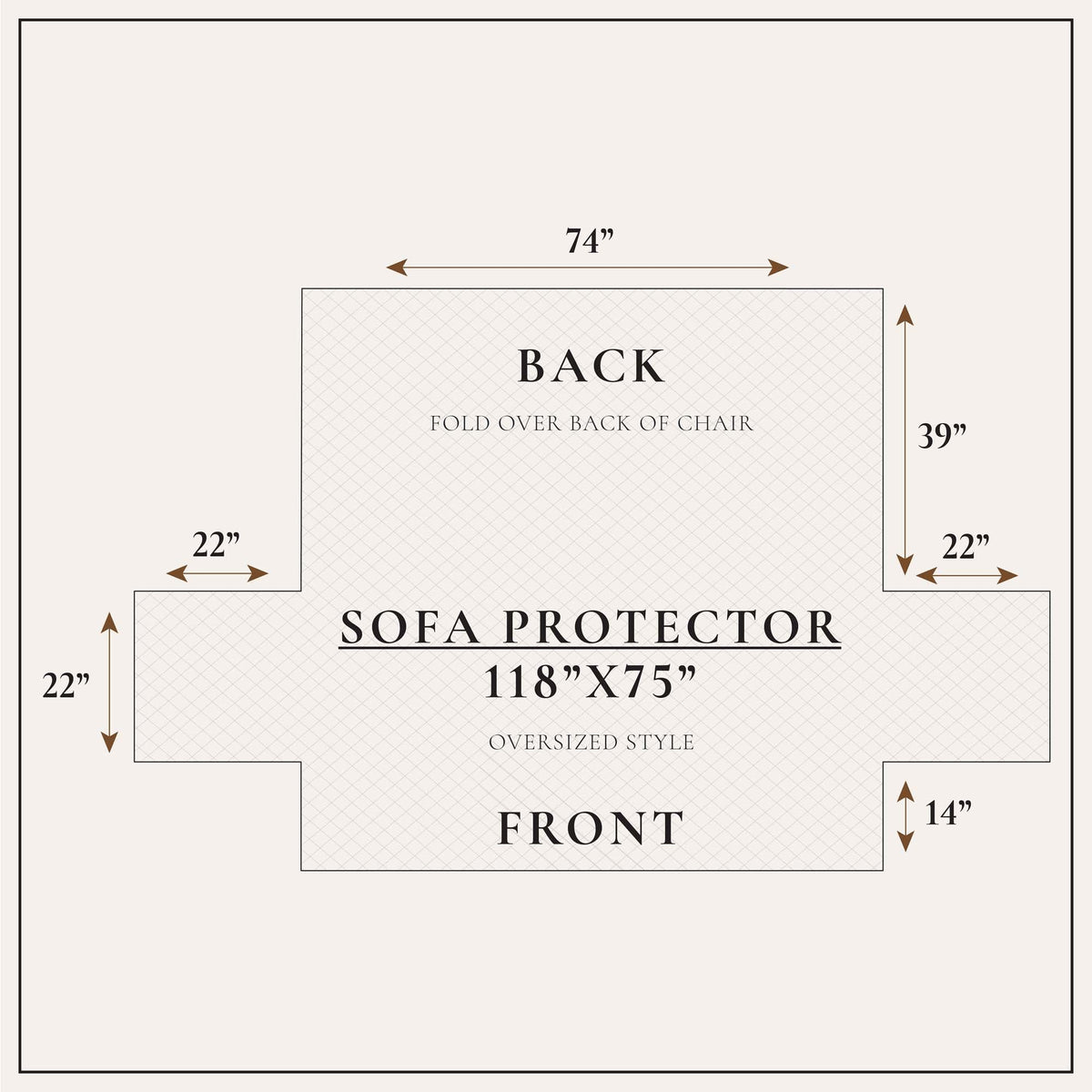 Medallion Solid Furniture Protector - Elenor Collection by Great Bay Home