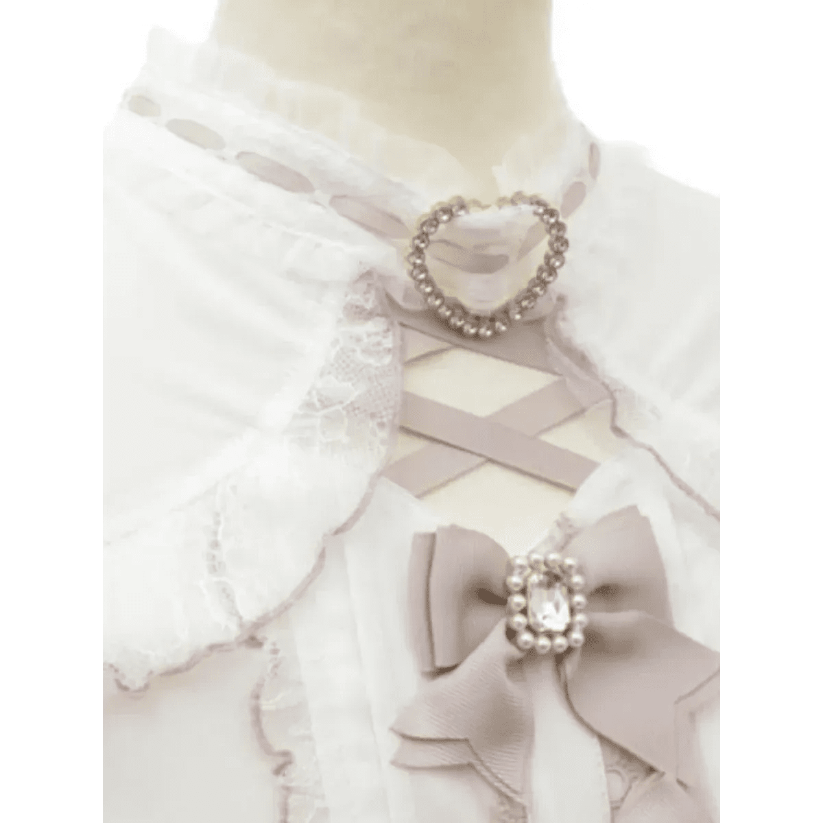 Lolita Lace Bow Off Shoulder BlouseShirts & BlousesTorqelo.com