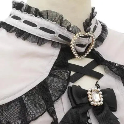 Lolita Lace Bow Off Shoulder BlouseShirts & BlousesTorqelo.com