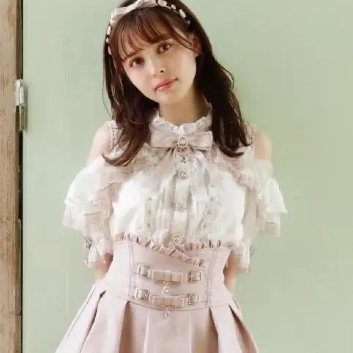 Lolita Lace Bow Off Shoulder BlouseShirts & BlousesTorqelo.com