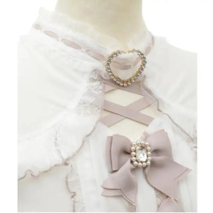 Lolita Lace Bow Off Shoulder BlouseShirts & BlousesTorqelo.com
