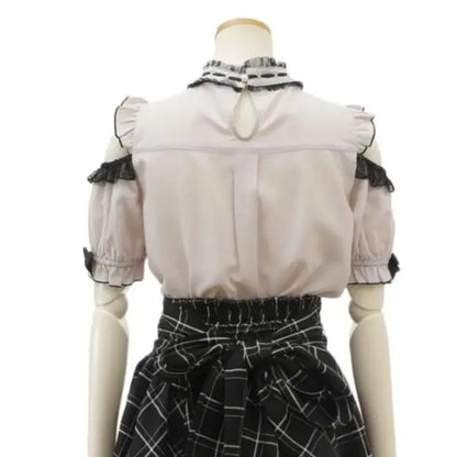 Lolita Lace Bow Off Shoulder BlouseShirts & BlousesTorqelo.com