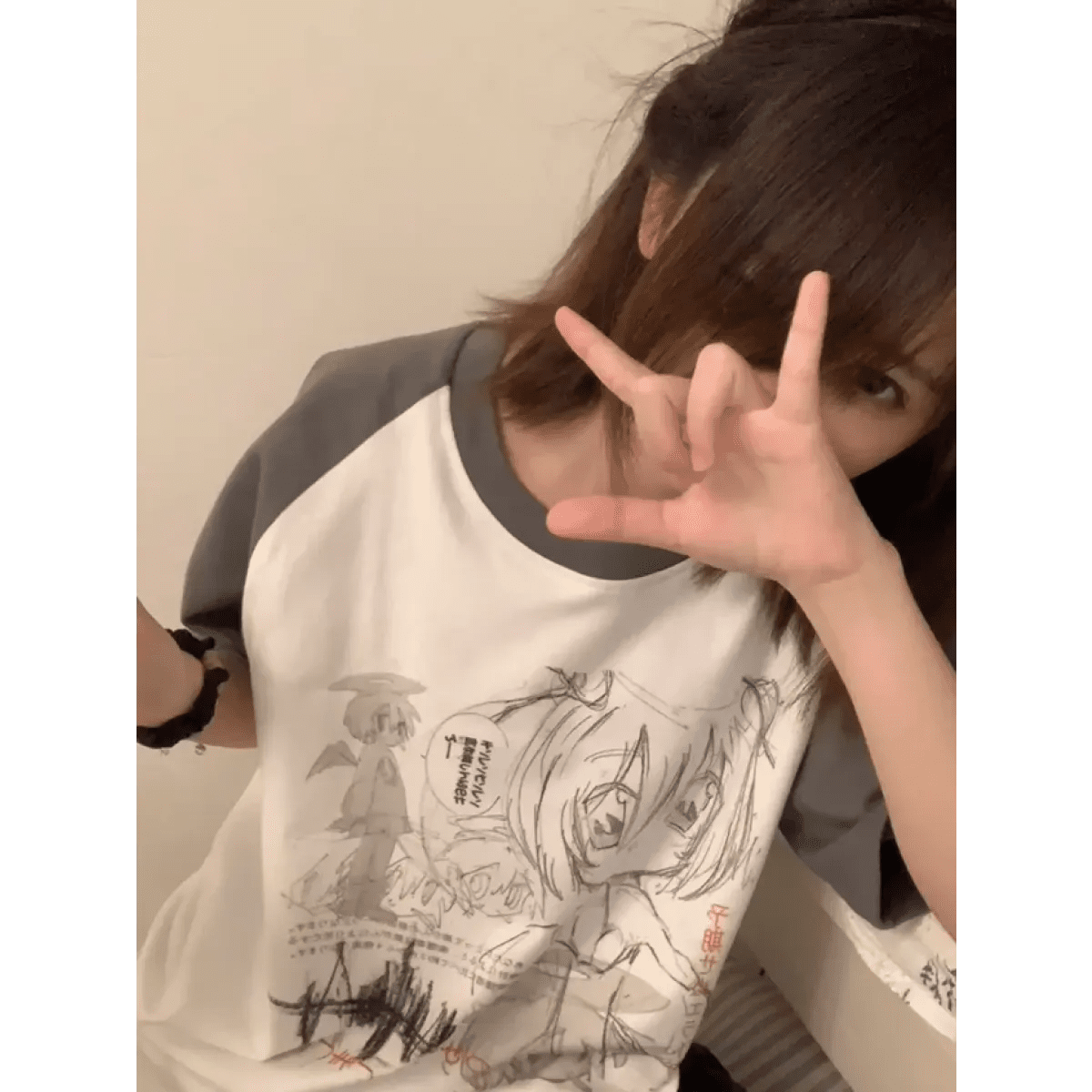 Loose Fit Cartoon Print T-Shirt HarajukuWomen T-shirtsTorqelo.com