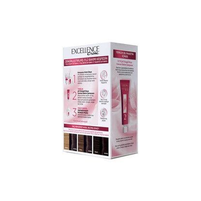 L'Oreal Paris Excellence Creme Permanent Hair Dye 2 Black by Beauty Care Bag