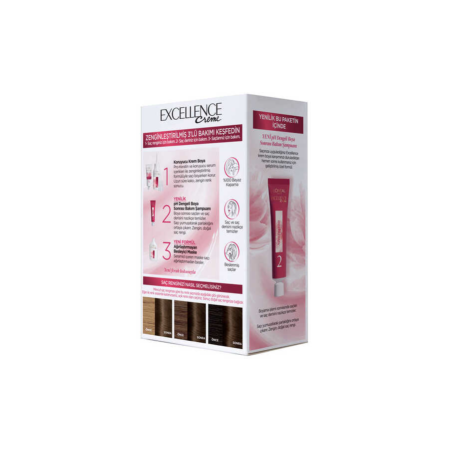 L'Oreal Paris Excellence Creme Hair Color 5 Brown by Beauty Care Bag