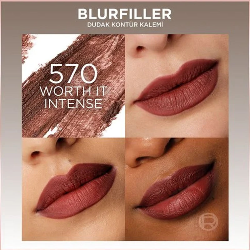 L'Oreal Paris Blurfiller 570 Worth It Intense Lip Liner 1.2g by Beauty Care Bag