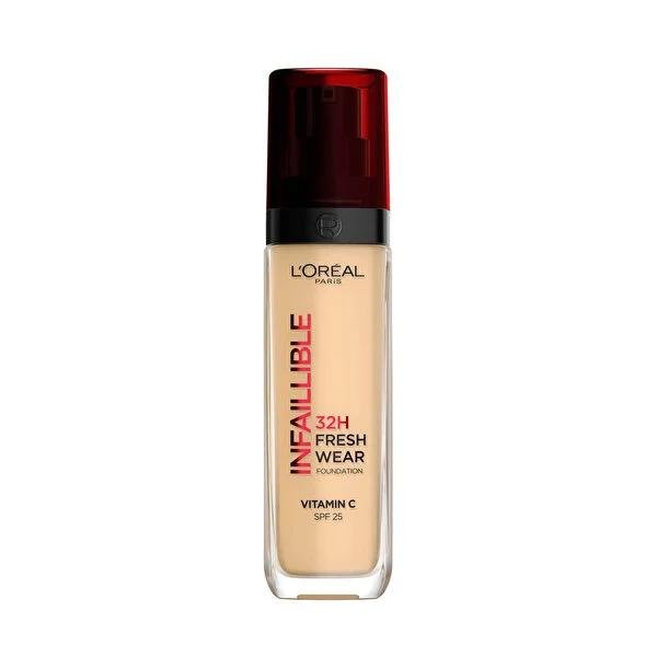 Loreal Paris Infaillible 24H Fresh Wear Foundation - Natural Rose Shade, Long Lasting Flawless Coverage MakeupFoundationTorqelo.com