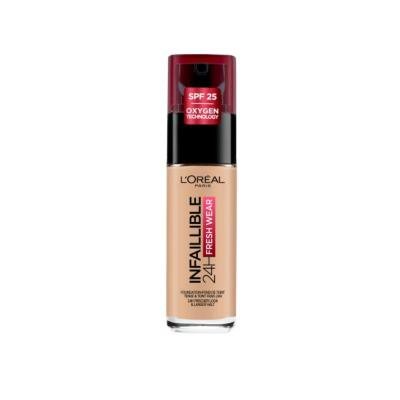 Loreal Paris Infaillible 24H Fresh Wear Foundation - Natural Rose Shade, Long Lasting Flawless Coverage MakeupFoundationTorqelo.com