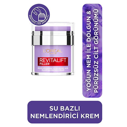 L'Oreal Paris Revitalift Filler Water-Based Pressed Cream 50ml by Beauty Care Bag