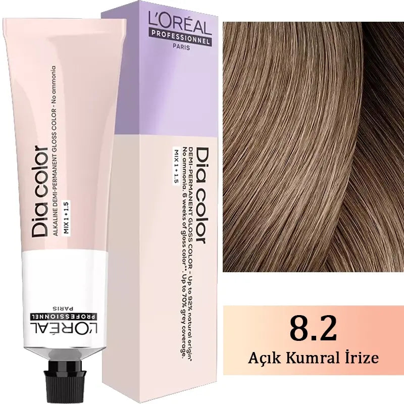 L'Oreal Professionnel Dia Color Demi-Permanent Hair Dye 8.2 60ml by Beauty Care Bag