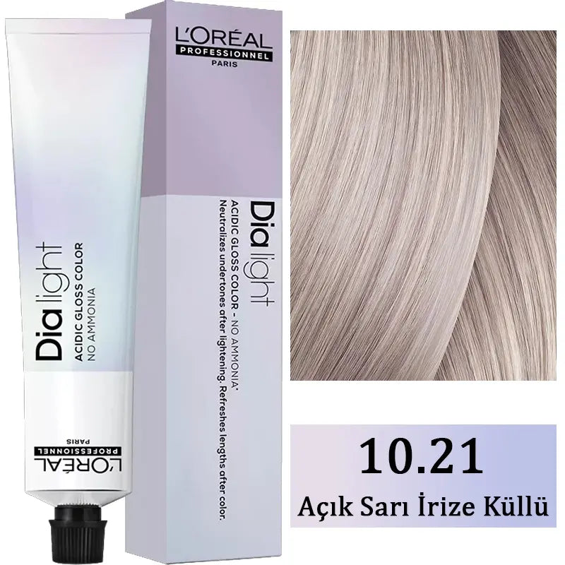 L'Oreal Professionnel Dia Light Demi-Permanent Gloss 10.21 50ml by Beauty Care Bag