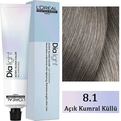 L'Oreal Professionnel Dia Light Demi-Permanent Hair Color 8.1 50ml by Beauty Care Bag