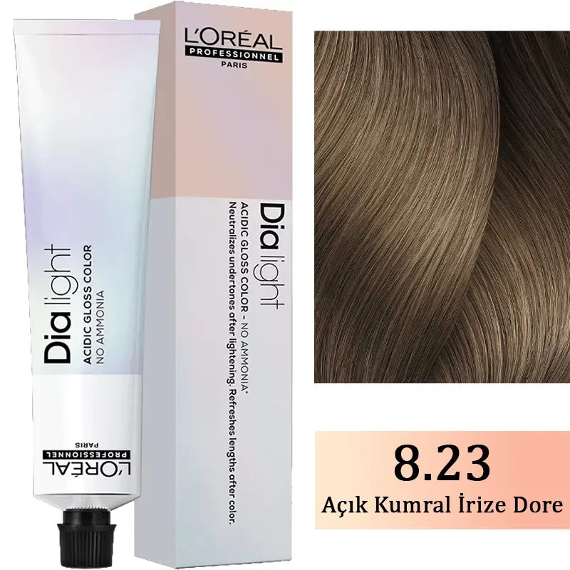 Loreal Professionnel Dia Light 8.23 Ammonia-Free Dye 50ml by Beauty Care Bag