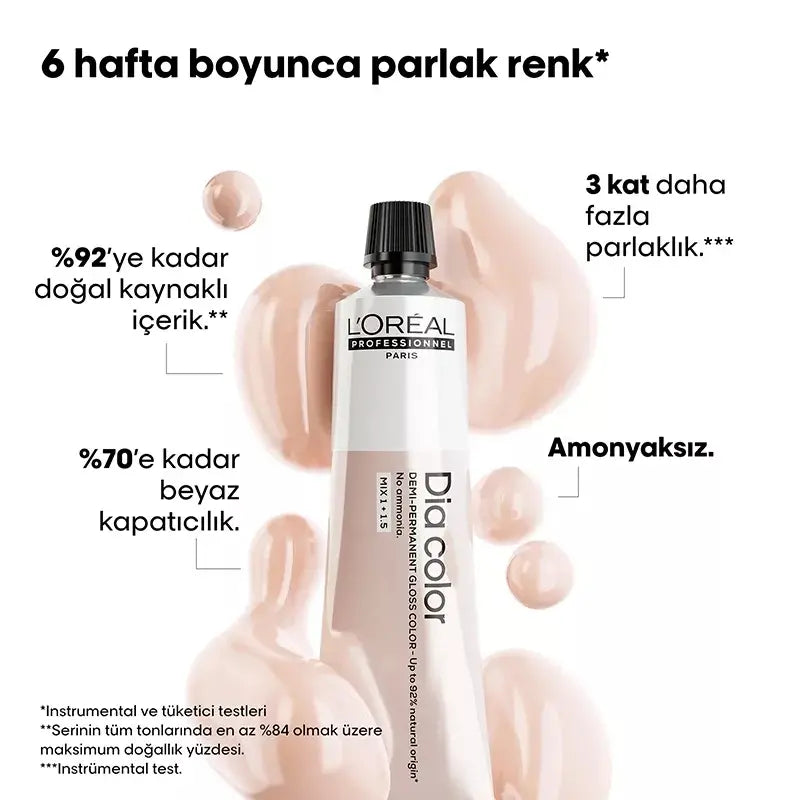 Loreal Professionnel Dia Light 8.23 Ammonia-Free Dye 50ml by Beauty Care Bag