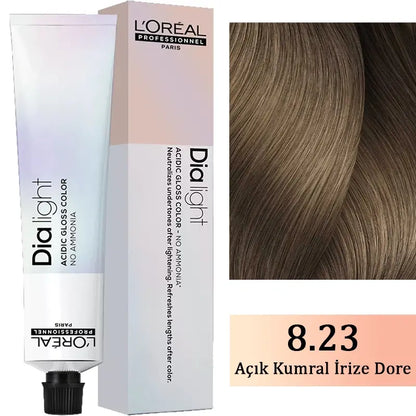 Loreal Professionnel Dia Light 8.23 Ammonia-Free Dye 50ml by Beauty Care Bag