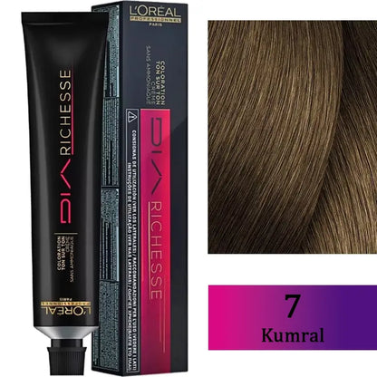 L'Oreal Professionnel Dia Richesse No: 7 Kumral 50ml by Beauty Care Bag