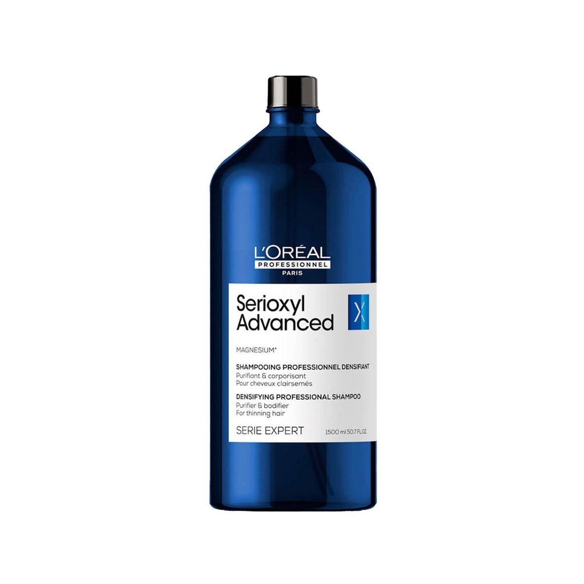 L'Oreal Professionnel Paris Serioxyl Advanced Shampoo - Density Enhancing for Fine Hair, 1500mlShampooTorqelo.com