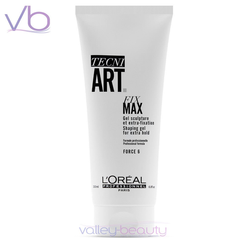 Loreal Professionnel Paris Tecni Art Fix Max Strong Hold Hair Styling Gel 200ml - Long-Lasting, Professional QualityHair StylingTorqelo.com