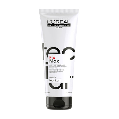 Loreal Professionnel Paris Tecni Art Fix Max Strong Hold Hair Styling Gel 200ml - Long-Lasting, Professional QualityHair StylingTorqelo.com
