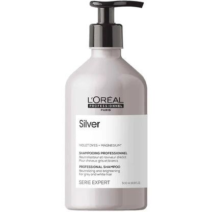 L'Oreal Professionnel Silver Shampoo Color Neutralizer 500ml by Beauty Care Bag