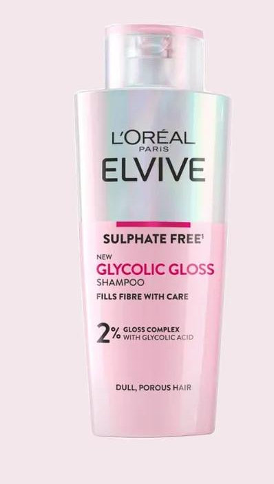 Loreal Elseve Glycolic Gloss Sulfate-Free Shampoo: Achieve Mirror-Like Shine & Gentle Cleansing With Glycolic Acid for Hair Strength by Beauty Care Bag