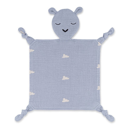Parker Baby Co. Windy 100% muslin lovey with knotted corners