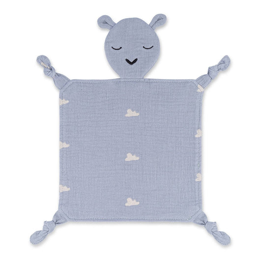 Parker Baby Co. Windy 100% muslin lovey with knotted corners