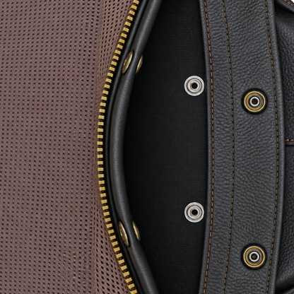 Legendary Lowlife Z Dark Chocolate Leather Vest by Legendary USA