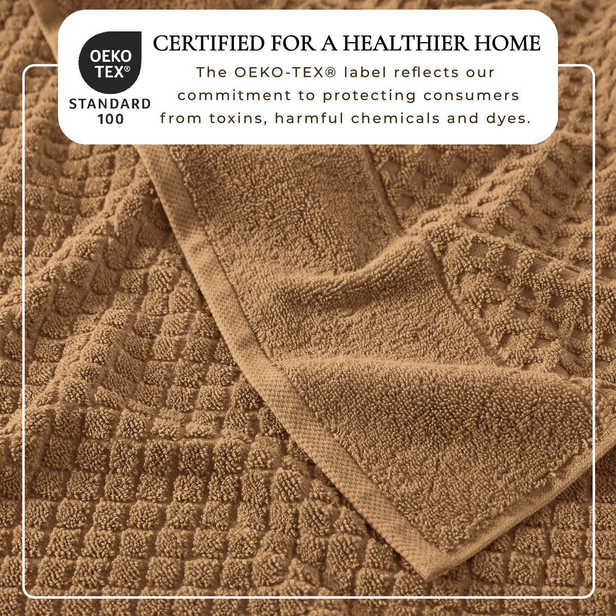 Cotton Diamond Waffle Weave Bath Towel Set - Grayson Collection by Great Bay Home