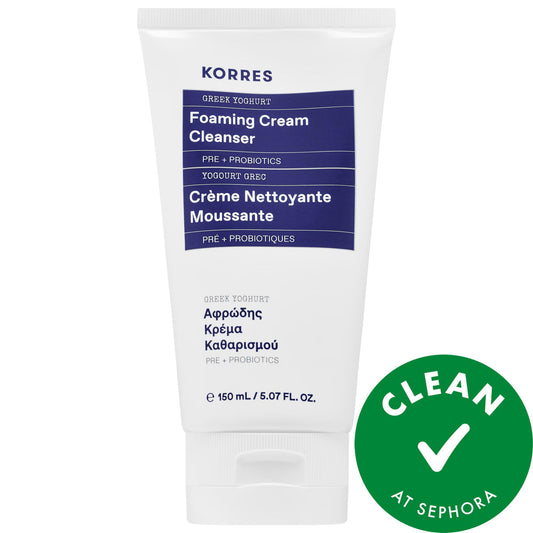 Drunk Elephant Greek Yoghurt Foaming Cream Cleanser - Nourishing Face Wash for Sensitive Skin, Cruelty-Free & Recyclable Packaging by Beauty Care Bag