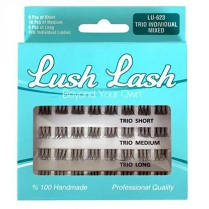 Lush Lash LU-623 False Eyelashes for Professional Volume by Beauty Care Bag