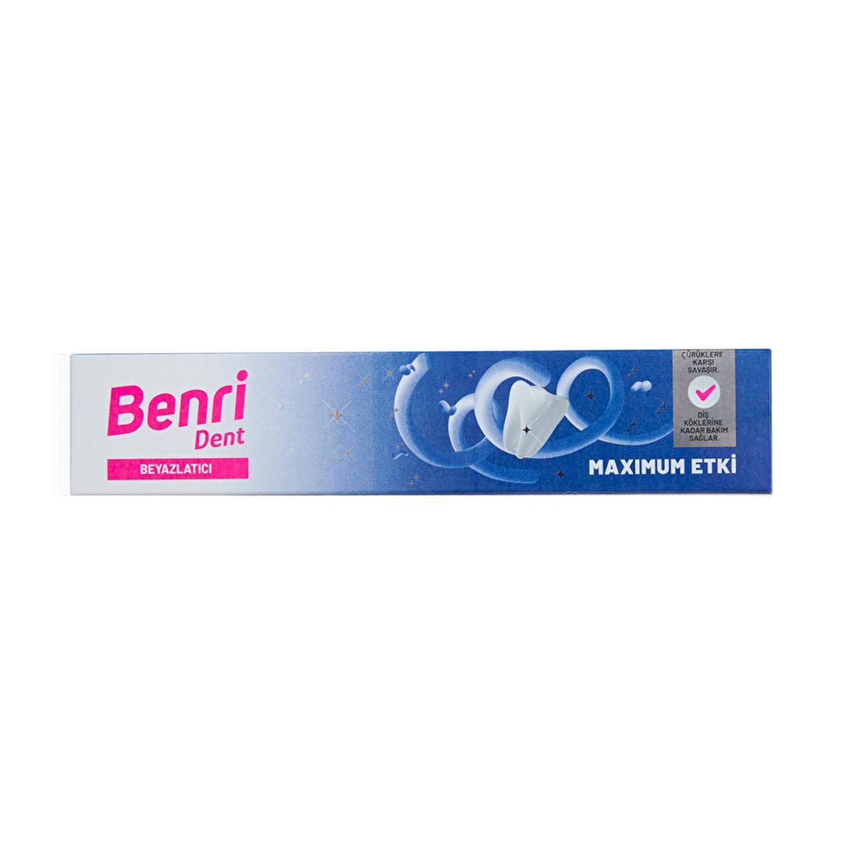 Benri whitening toothpaste with fluoride and clove oil, 75ml